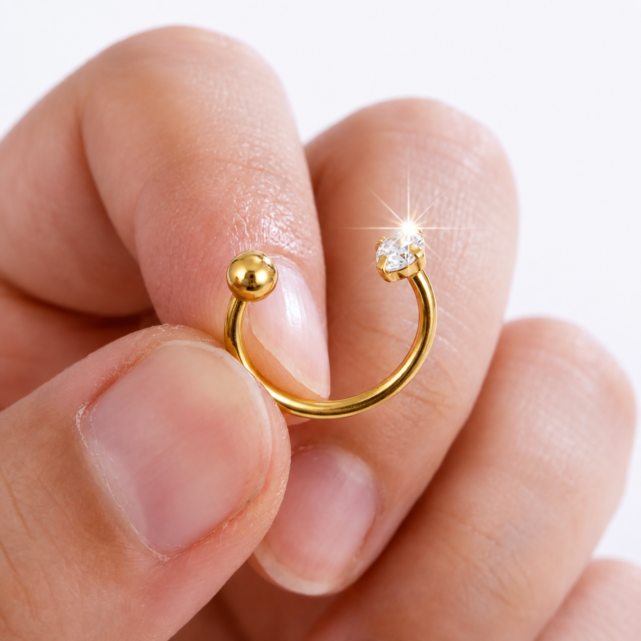C Shape Nose Pin
