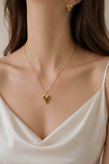 Stainless Steel Heart Necklace