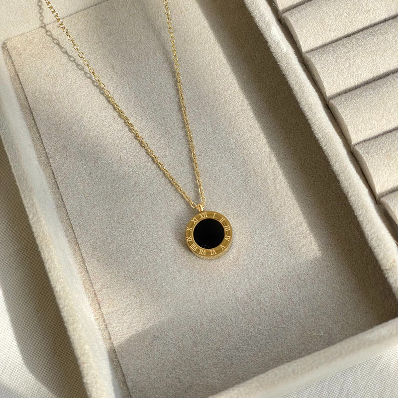 Minimalist Roman Number Pendant