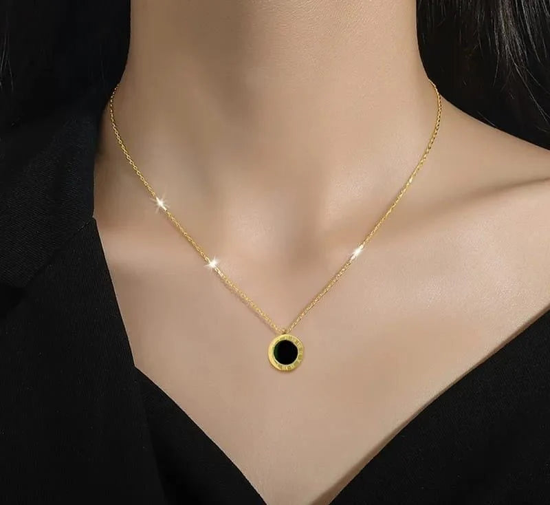 Minimalist Roman Number Pendant