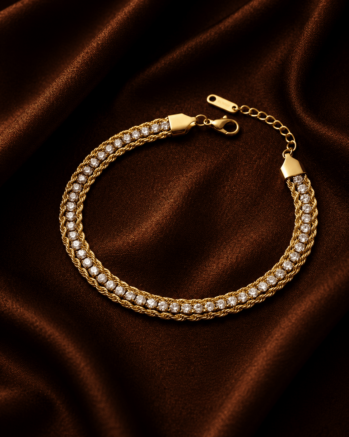 3 Layers Tennis Bracelet